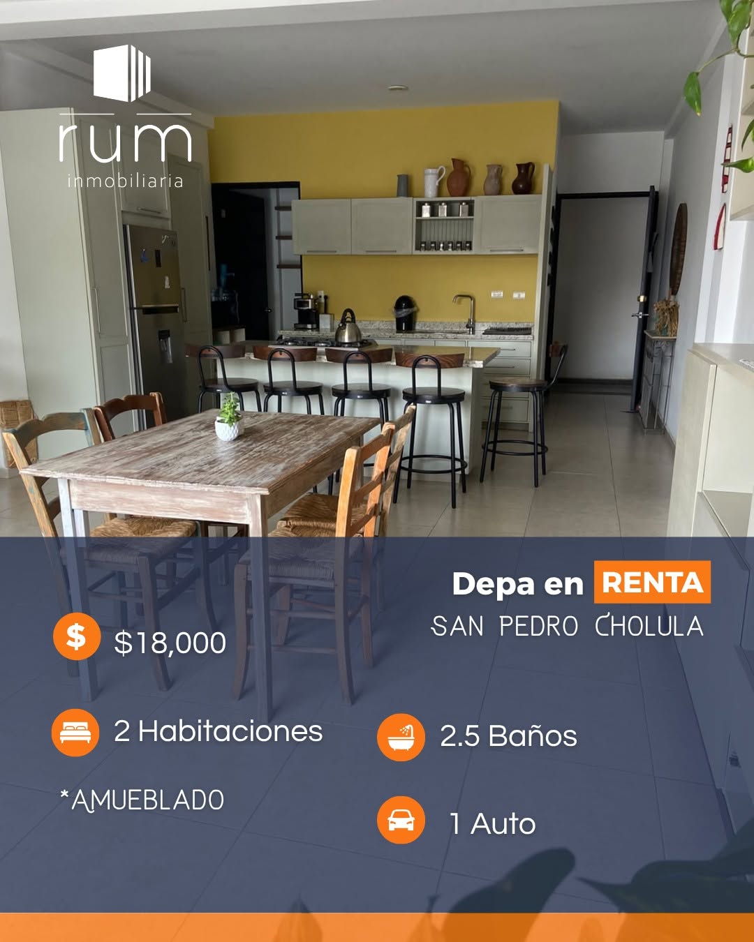 Departamento San Pedro Cholula
